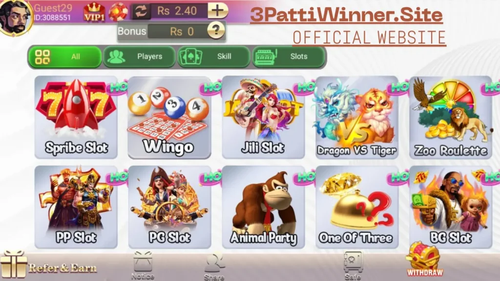 3 Patti Winner Game Pakistan