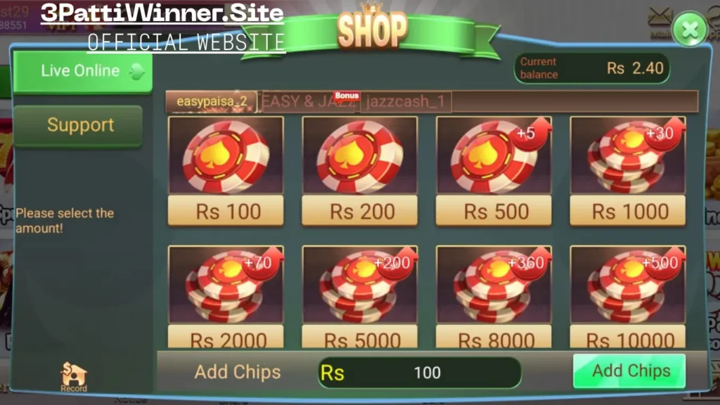 Teen Patti Winner