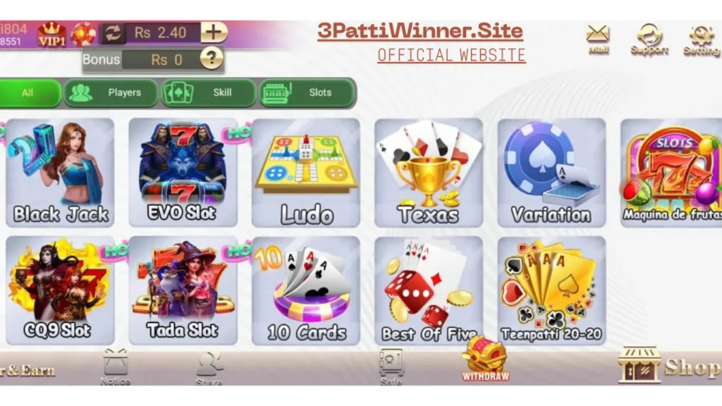 3 Patti Winner Games