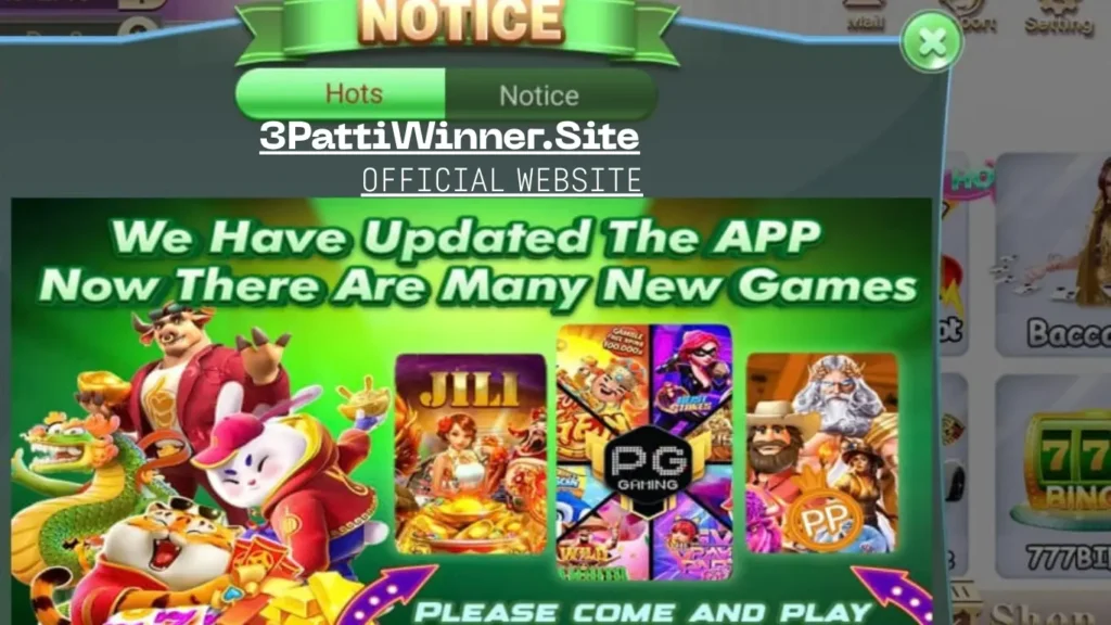 3 Patti Winner Many New Games in 2026