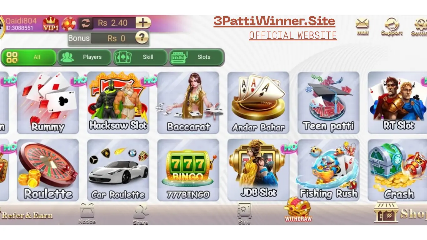 3 Patti Winner Game | Teen Patti